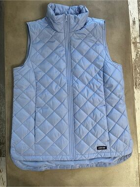 Lands' End Girls' Pale Blue Quilted Vest